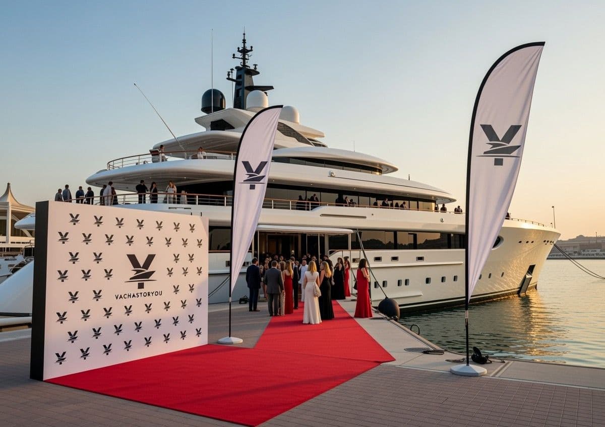 Birthday and private celebration aboard a luxury yacht